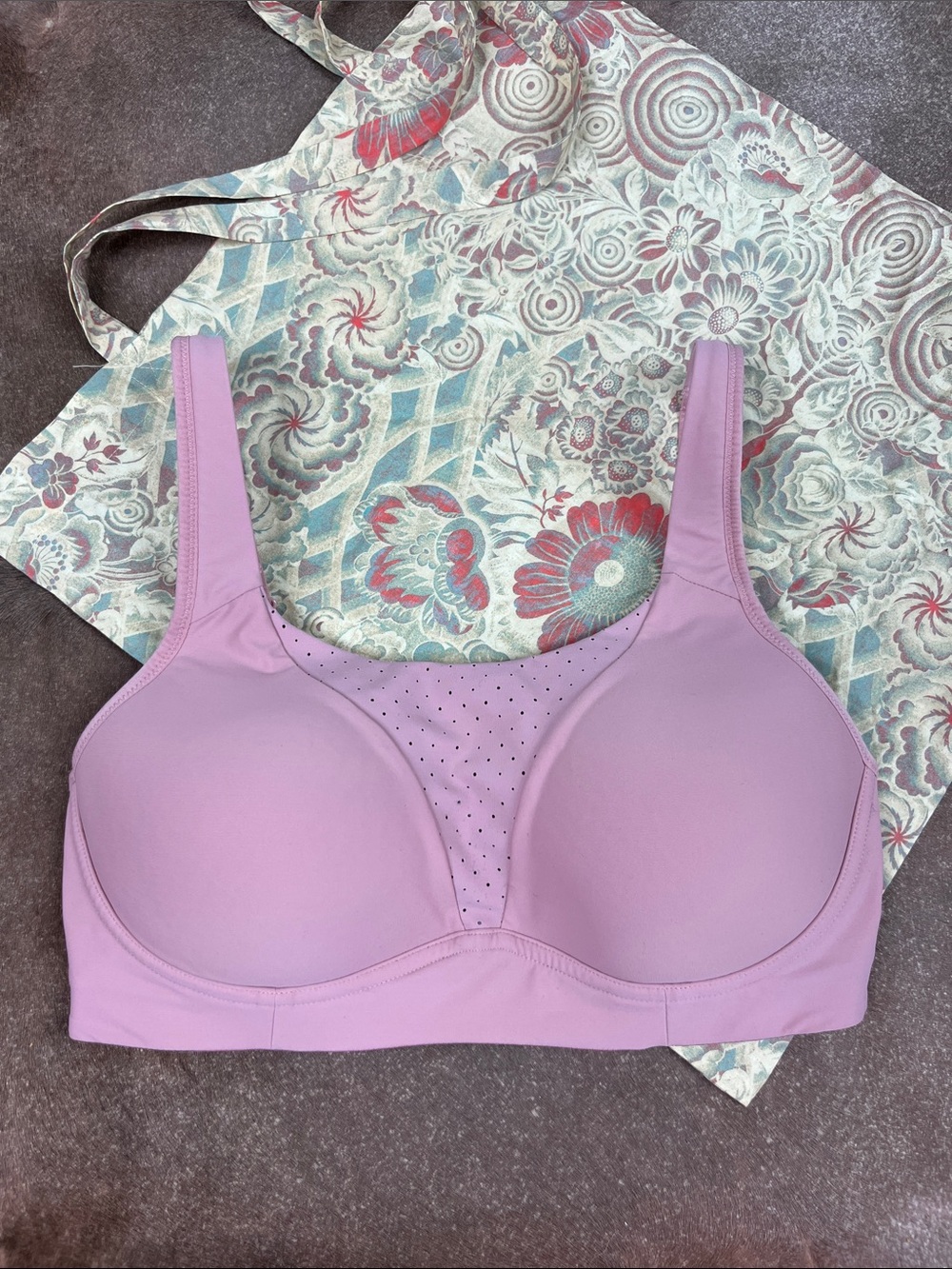Lululemon Run Times Bra *High Support, B–E Cups Pink Pastel 32DD 32E NWOT